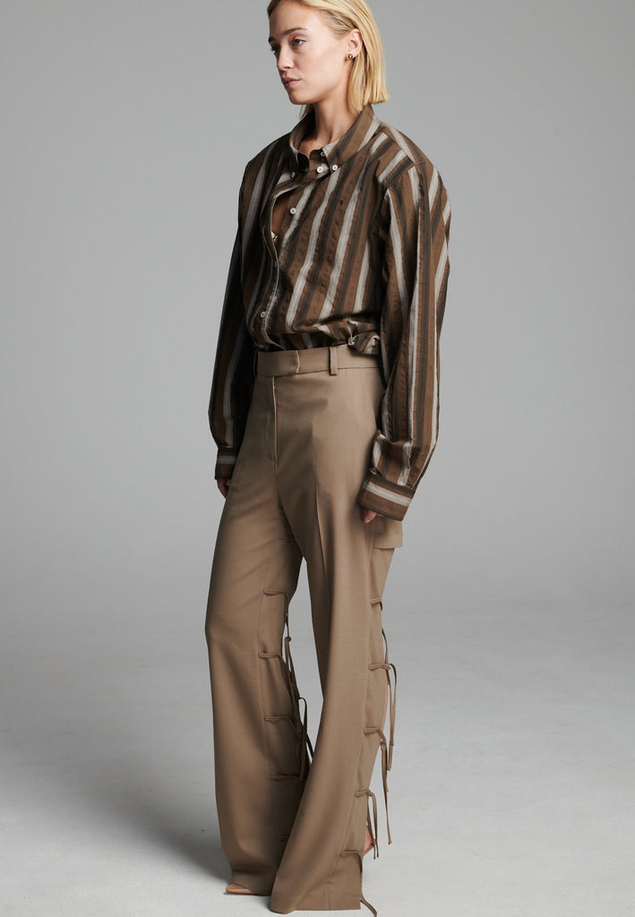 Spike Cut Away Pants Camel – FRENKEN